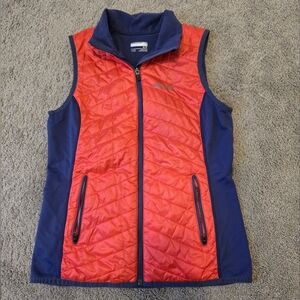 Marmot Orange and Blue Vest